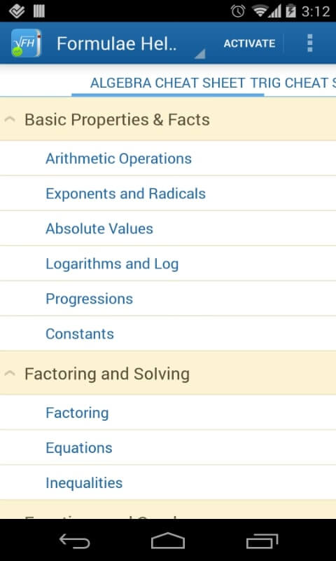 portfolio Formulae Helper